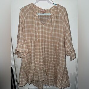 Show Me Your MuMu plaid dress